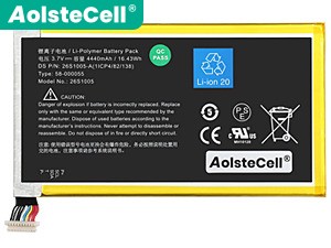 Amazon 58-000055(1ICP4/82/138) replacement battery