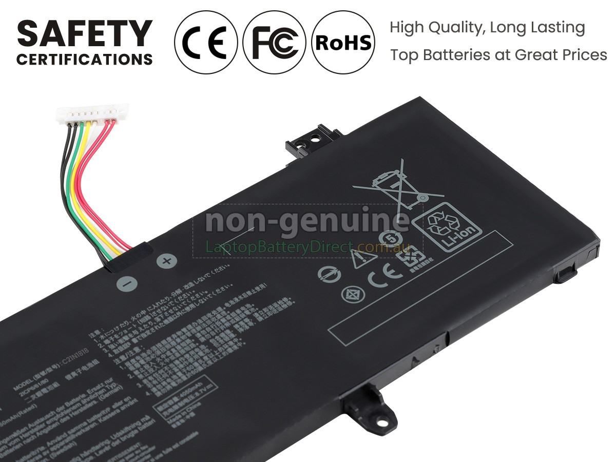 replacement battery for Asus S509JA-EJ946T