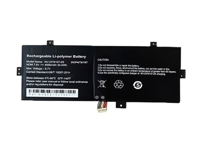 AXIOO NV-3378107-2S replacement battery