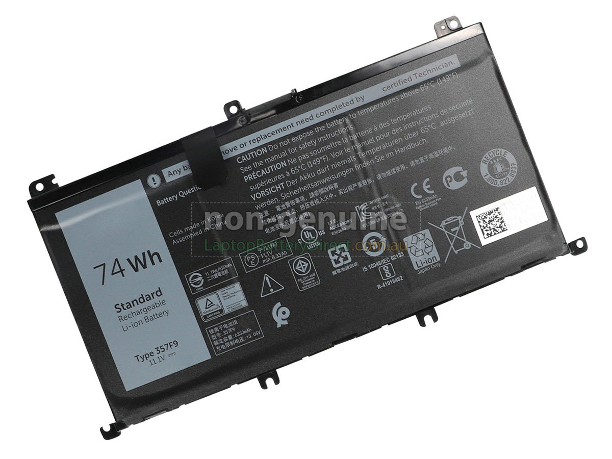 replacement battery for Dell Inspiron 15 GAMING 7567