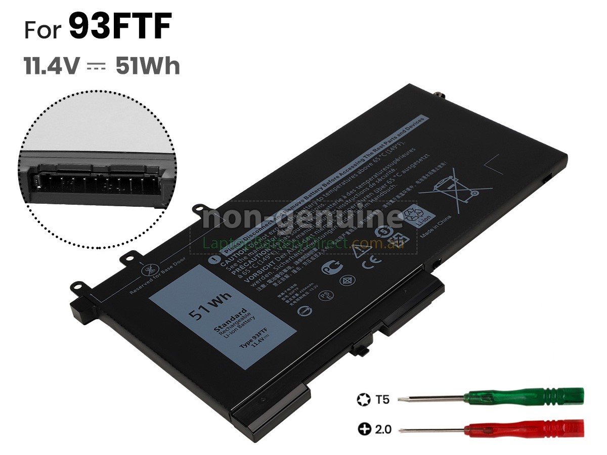 Dell Latitude 5580 replacement battery - Laptop battery from Australia