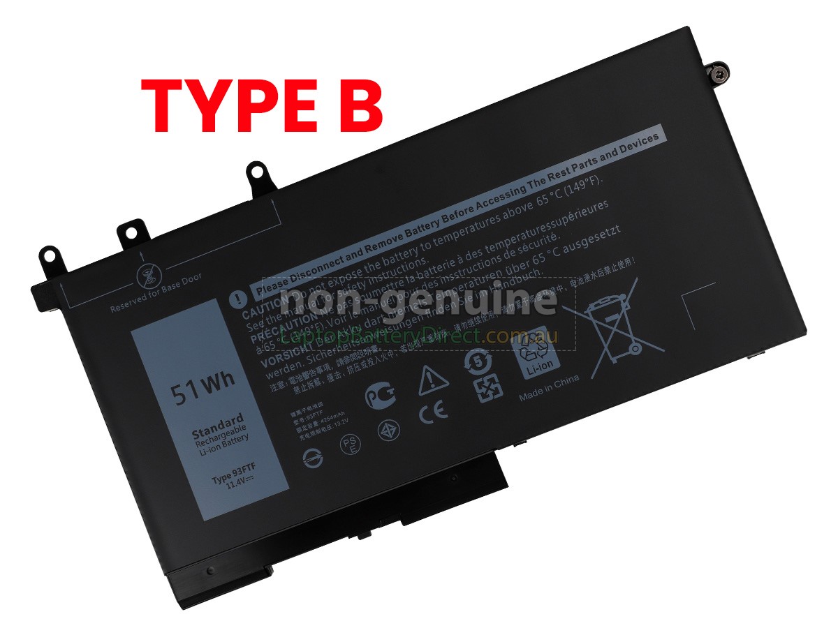 Dell Latitude 5580 replacement battery - Laptop battery from Australia