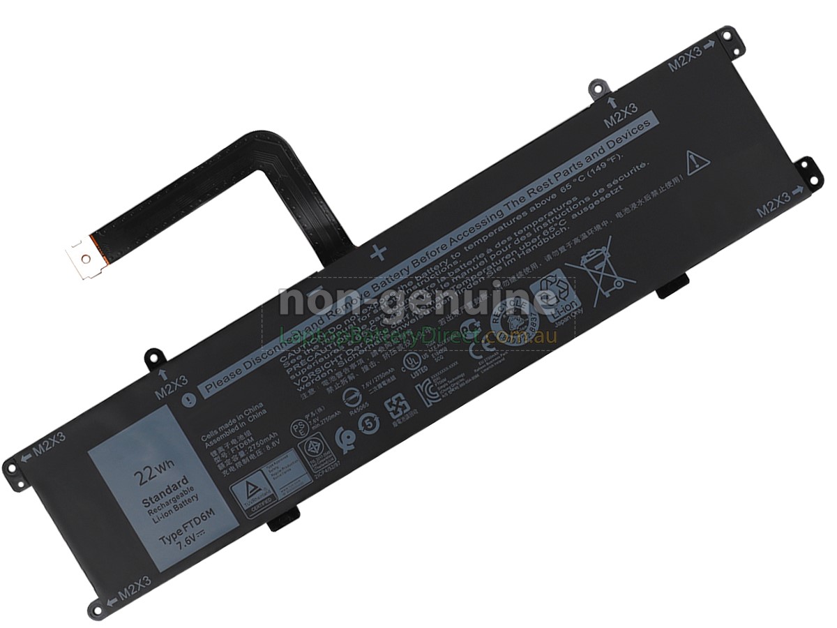 Dell Latitude 7285 2IN1 KEYBOARD replacement battery Laptop battery from Australia