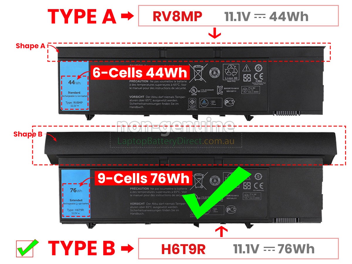 Dell Latitude XT3 replacement battery Laptop battery from Australia