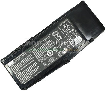 Battery for Dell Alienware M17X R2 laptop