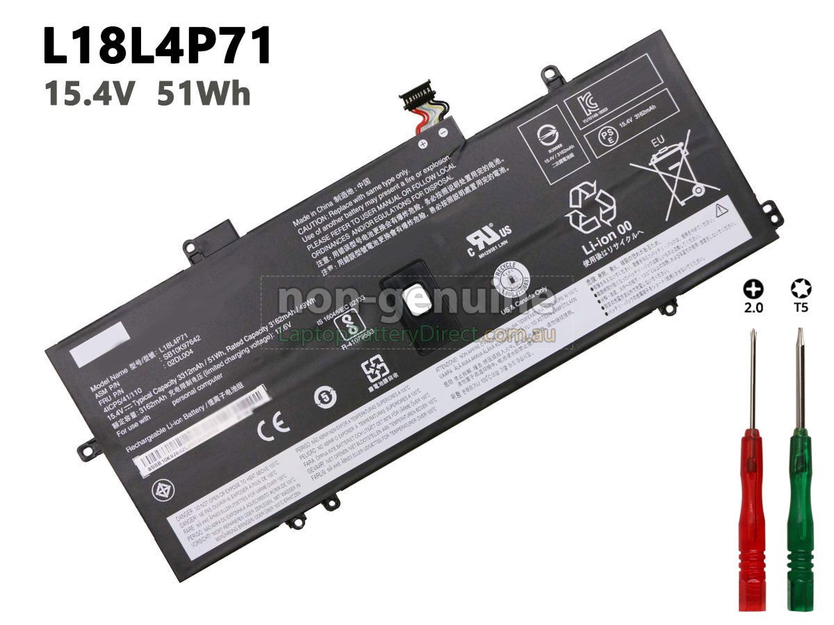 Lenovo ThinkPad X1 CARBON 7TH GEN replacement battery Laptop battery