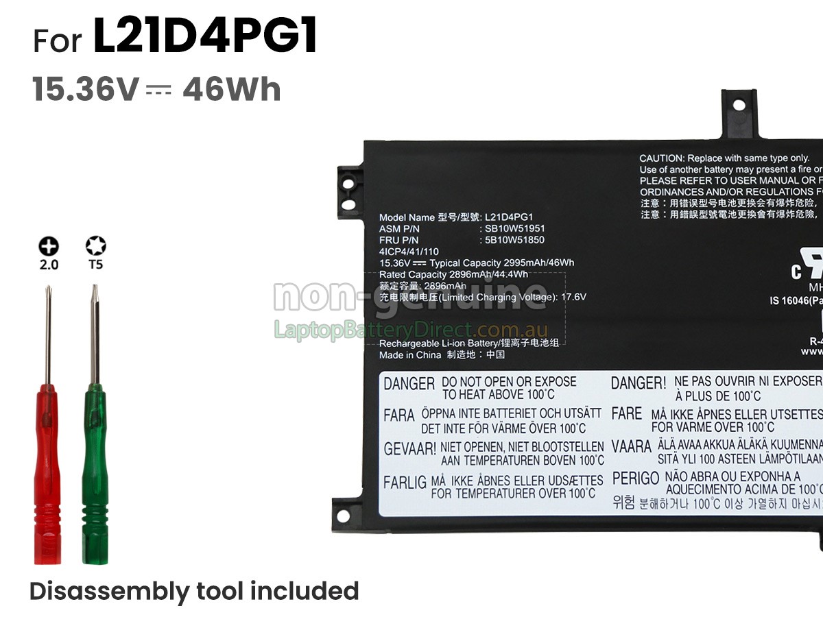 Lenovo ThinkPad L13 GEN 3 21B3003BGP replacement battery Laptop