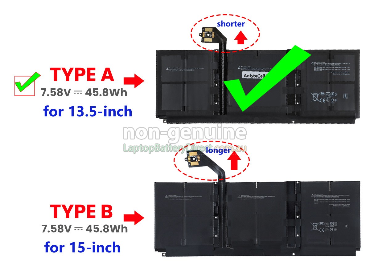 Microsoft Surface LAPTOP 3 13.5Inch replacement battery Laptop