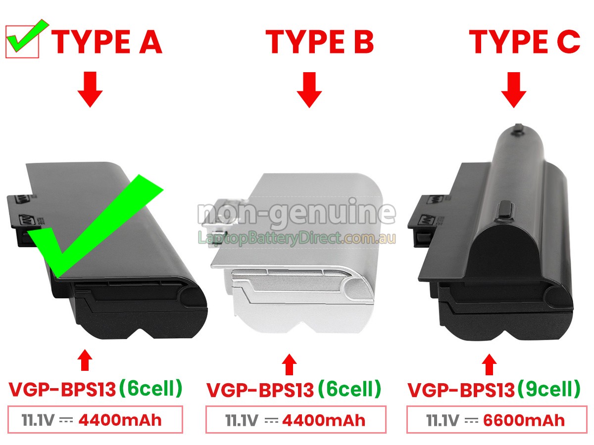 Sony Vaio Pcg l Replacement Battery Laptop Battery From Australia