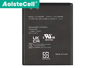 Texas Instruments 3.7L1200SP replacement battery